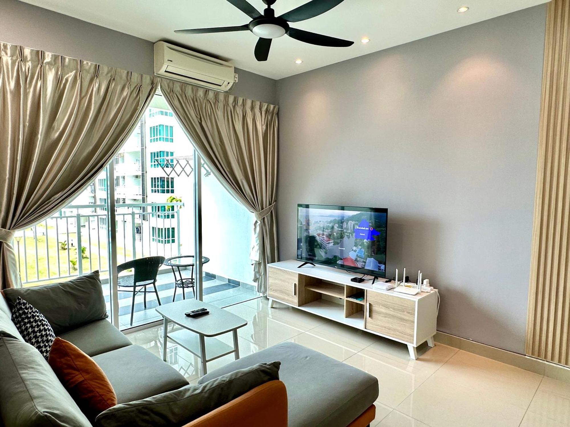 Ijm Condo With Pool #Yoyo Homestay ซันดากัน ภายนอก รูปภาพ